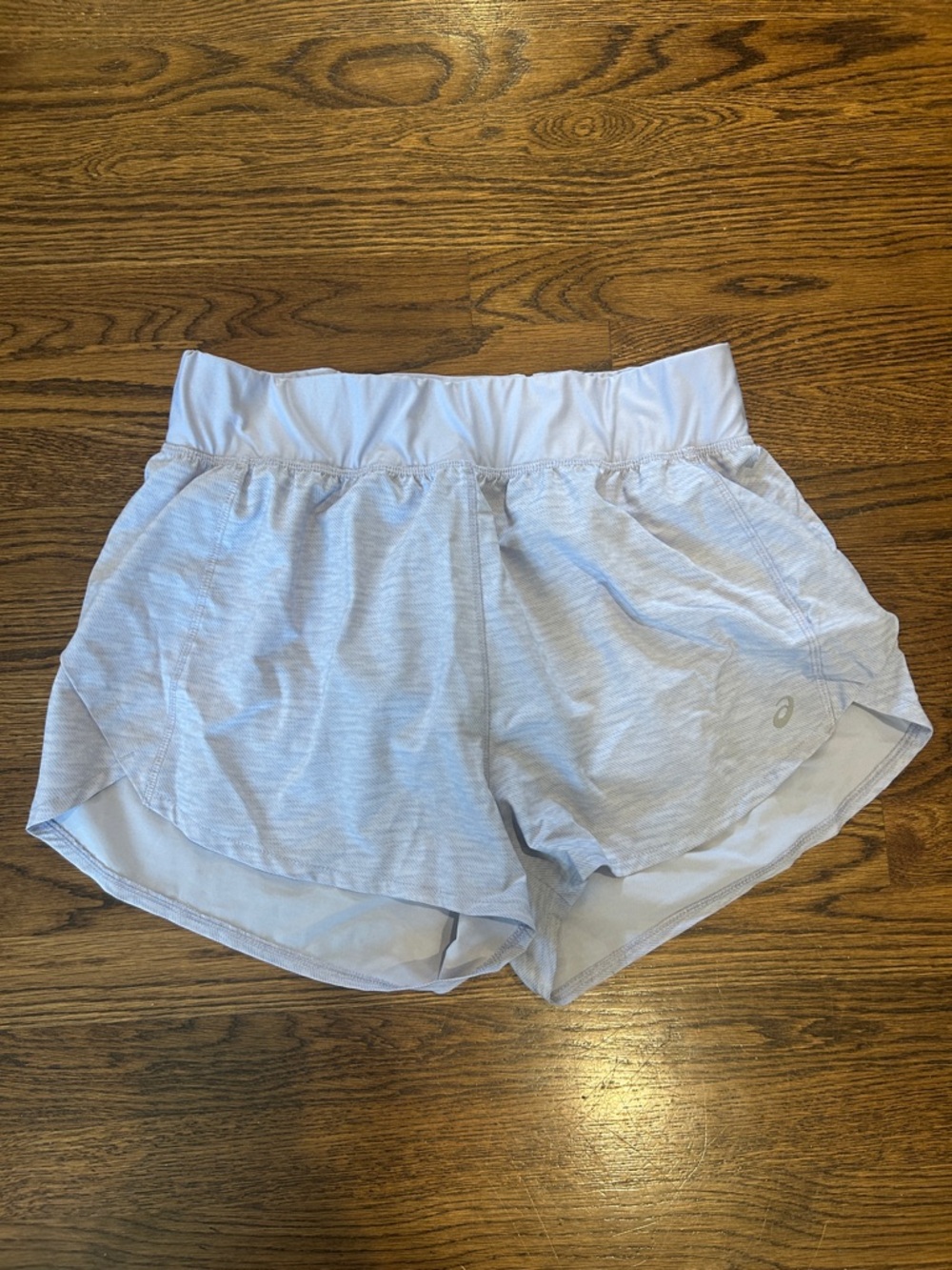 Asics Light Heather Gray Women's Running Shorts